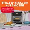 imageInstant Pot 10QT Air Fryer 7in1 Functions with EvenCrisp Technology that Crisps Broils Bakes Roasts Dehydrates Reheats ampamp Rotisseries Includes over 100 InApp Recipes Stainless Steel10 Qt