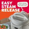 imageInstant Pot 6QT RIO 7in1 Electric MultiCooker Pressure Cooker Slow Cook Rice Steamer Saut Yogurt ampamp Warmer Black 6 QuartsSea Salt