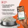 imageInstant Pot 6Quart Whisper Quiet 9in1 Electric Pressure Cooker Slow Rice Steamer Saut Yogurt Maker Warmer ampamp Sterilizer Free App with 800 Recipes Stainless Steel8 Quarts