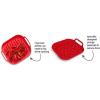 imageInstant Pot Accessory Official Air Fryer Silicone Tray One Size Red  Reusable NonStick Heat Resistant FoodGrade Silicone Dishwasher Safe Ideal for Crispy Chips Fries Wings Toast and More