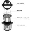 imageInstant Pot Duo Plus 9in1 Electric Pressure Cooker Slow Cooker Rice Cooker Steamer Saut Yogurt Maker Warmer ampamp Sterilizer Includes App With Over 800 Recipes Stainless Steel 3 Quart3 Quarts