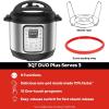 imageInstant Pot Duo Plus 9in1 Electric Pressure Cooker Slow Cooker Rice Cooker Steamer Saut Yogurt Maker Warmer ampamp Sterilizer Includes App With Over 800 Recipes Stainless Steel 3 Quart3 Quarts