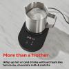 imageInstant Pot Instant MagicFroth 9in1 Electric Milk Steamer and Frother 17oz Stainless Steel Pitcher Hot and Cold Foam Maker and Milk Warmer for Lattes Cappuccinos MacchiatoStandard