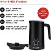 imageInstant Pot Milk Frother 4in1 Electric Milk Steamer 10oz295ml Automatic Hot and Cold Foam Maker and Milk Warmer for Latte Cappuccinos Macchiato From the Makers of Instant 500W BlackPack of 2