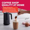 imageInstant Pot Milk Frother 4in1 Electric Milk Steamer 10oz295ml Automatic Hot and Cold Foam Maker and Milk Warmer for Latte Cappuccinos Macchiato From the Makers of Instant 500W BlackPack of 1