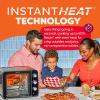 imageInstant Pot No Preheat Required 6in1 Pizza and Toaster Oven with InstantHeat Technology Fits a 12quot Fresh or Frozen Pizza Bake Toast Broil ampamp Reheat4Slice Toaster Oven