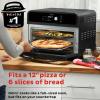 imageInstant Pot Omni Plus 19QT18L Toaster Oven Air Fryer 10in1 Functions Fits 12quot Pizza Crisp Broil Bake Roast Toast Warm Convection 100 InApp Recipes from the Makers of Instant Pot BlackOmni