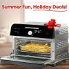 imageInstant Pot Omni Plus 19QT18L Toaster Oven Air Fryer 10in1 Functions Fits 12quot Pizza Crisp Broil Bake Roast Toast Warm Convection 100 InApp Recipes from the Makers of Instant Pot BlackPlus