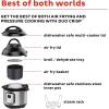 imageInstant Pot Pro Crisp 11in1 Air Fryer and Electric Pressure Cooker Combo with Multicooker Lids that Air Fries Steams Slow Cooks Sauts Dehydrates ampamp More Free App With Over 800 Recipes 8 Quart6 Qt