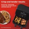 imageInstant Pot VersaZone 9QT Air Fryer8in1 Functions with EvenCrisp Technology CrispsBroils BakesRoasts DehydratesReheats at Same or Different Temperature from the Makers of Instant Pot Black9QT