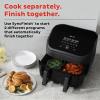 imageInstant Pot VersaZone 9QT Air Fryer8in1 Functions with EvenCrisp Technology CrispsBroils BakesRoasts DehydratesReheats at Same or Different Temperature from the Makers of Instant Pot Black9QT