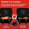 imageInstant Pot VersaZone 9QT Air Fryer8in1 Functions with EvenCrisp Technology CrispsBroils BakesRoasts DehydratesReheats at Same or Different Temperature from the Makers of Instant Pot Black9QT