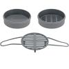 imageInstant Pot Electric Pressure Cooker Accessory Official Steamer Insert Set Includes Long Handled Trivet Steamer Basket Broiler Pan to fit all 8qt and 6qt models