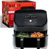 imageInstant Pot VersaZone 9QT Air Fryer8in1 Functions with EvenCrisp Technology CrispsBroils BakesRoasts DehydratesReheats at Same or Different Temperature from the Makers of Instant Pot Black9QT