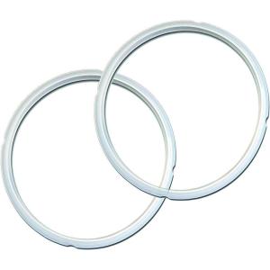 imageInstant Pot 2Pack Sealing Ring 8Qt Inner Pot Seal Ring Electric Pressure Cooker Accessories NonToxic BPAFree Replacement Parts Clear