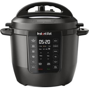 imageInstant Pot 6QT RIO 7in1 Electric MultiCooker Pressure Cooker Slow Cook Rice Steamer Saut Yogurt ampamp Warmer Black 6 QuartsBlack