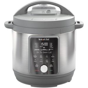 imageInstant Pot 6Quart Whisper Quiet 9in1 Electric Pressure Cooker Slow Rice Steamer Saut Yogurt Maker Warmer ampamp Sterilizer Free App with 800 Recipes Stainless Steel8 Quarts