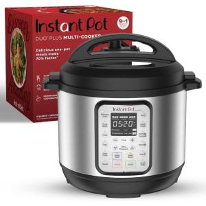 imageInstant Pot Duo Plus 9in1 Electric Pressure Cooker Slow Cooker Rice Cooker Steamer Saut Yogurt Maker Warmer ampamp Sterilizer Includes App With Over 800 Recipes Stainless Steel 3 Quart6 Quarts