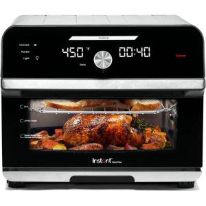 imageInstant Pot Omni Plus 19QT18L Toaster Oven Air Fryer 10in1 Functions Fits 12quot Pizza Crisp Broil Bake Roast Toast Warm Convection 100 InApp Recipes from the Makers of Instant Pot BlackPlus