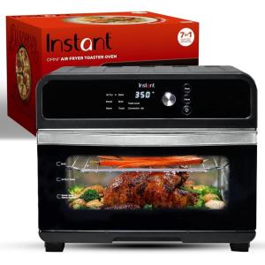 imageInstant Pot Omni Plus 19QT18L Toaster Oven Air Fryer 10in1 Functions Fits 12quot Pizza Crisp Broil Bake Roast Toast Warm Convection 100 InApp Recipes from the Makers of Instant Pot BlackOmni