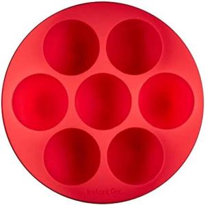 imageInstant Pot Silicone Roasting Rack NonStick  Elevates Food Drains Oils Fats ampamp Grease  MultiUse for Healthier Meals  Compatible with 6Quart ampamp 8Quart Cookers OrangeEgg Bites Pan