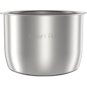 imageInstant Pot Stainless Steel Inner Cooking Pot Mini 3Qt Polished Surface Rice Cooker Stainless Steel Cooking Pot