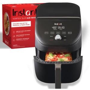 imageInstant Pot VersaZone 9QT Air Fryer8in1 Functions with EvenCrisp Technology CrispsBroils BakesRoasts DehydratesReheats at Same or Different Temperature from the Makers of Instant Pot Black6QT
