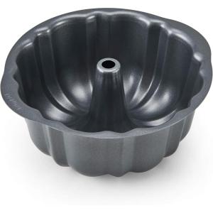 imageInstant Pot Official NonStick Fluted Cake Pan 7Inch Gray  Versatile Baking Mold for Bundt Cakes Lasagna Macaroni and Cheese Casseroles and More  Compatible with 6Quart and 8Quart Cookers