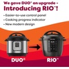 image:imageInstant Pot 4QT RIO Mini 7in1 MultiCooker Pressure Cooker Slow cook Saut Steam Rice Maker Yogurt amp Warmer Eucalyptus 4 QuartsBlack