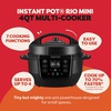 image:imageInstant Pot 4QT RIO Mini 7in1 MultiCooker Pressure Cooker Slow cook Saut Steam Rice Maker Yogurt amp Warmer Eucalyptus 4 QuartsBlack
