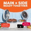 image:imageInstant Pot Dual Action 8in1 MultiCooker with Serve Together Smart Timing 4Qt Pressure Cooker amp 2Qt Rice Cooker Cook Mains amp Sides Together Fast Cooking PFASFree Pot Saut Slow Cook amp More