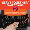 image:imageInstant Pot Dual Action 8in1 MultiCooker with Serve Together Smart Timing 4Qt Pressure Cooker amp 2Qt Rice Cooker Cook Mains amp Sides Together Fast Cooking PFASFree Pot Saut Slow Cook Black