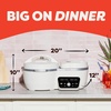 image:imageInstant Pot Dual Action 8in1 MultiCooker with Serve Together Smart Timing 4Qt Pressure Cooker amp 2Qt Rice Cooker Cook Mains amp Sides Together Fast Cooking PFASFree Pot Saut Slow Cook amp More