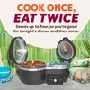 image:imageInstant Pot Dual Action 8in1 MultiCooker with Serve Together Smart Timing 4Qt Pressure Cooker amp 2Qt Rice Cooker Cook Mains amp Sides Together Fast Cooking PFASFree Pot Saut Slow Cook Black