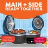 image:imageInstant Pot Dual Action 8in1 MultiCooker with Serve Together Smart Timing 4Qt Pressure Cooker amp 2Qt Rice Cooker Cook Mains amp Sides Together Fast Cooking PFASFree Pot Saut Slow Cook Black