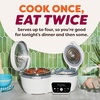 image:imageInstant Pot Dual Action 8in1 MultiCooker with Serve Together Smart Timing 4Qt Pressure Cooker amp 2Qt Rice Cooker Cook Mains amp Sides Together Fast Cooking PFASFree Pot Saut Slow Cook amp More