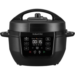 image:imageInstant Pot 4QT RIO Mini 7in1 MultiCooker Pressure Cooker Slow cook Saut Steam Rice Maker Yogurt amp Warmer Eucalyptus 4 QuartsBlack